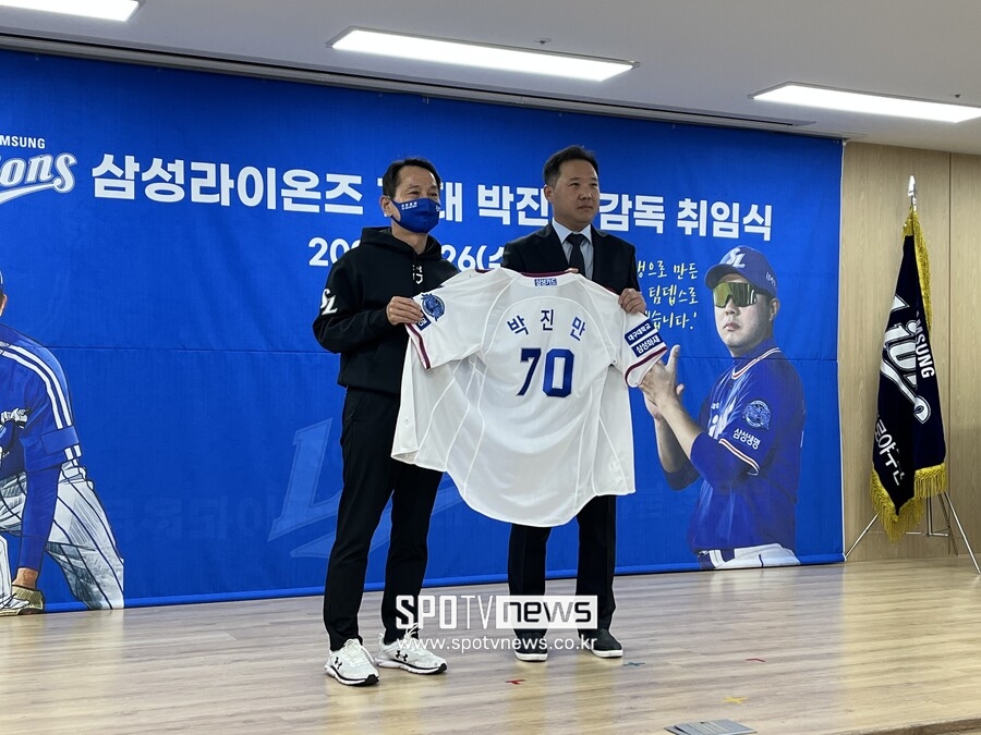 ▲ 박진만 신임 삼성 라이온즈 감독 ⓒ고유라 기자