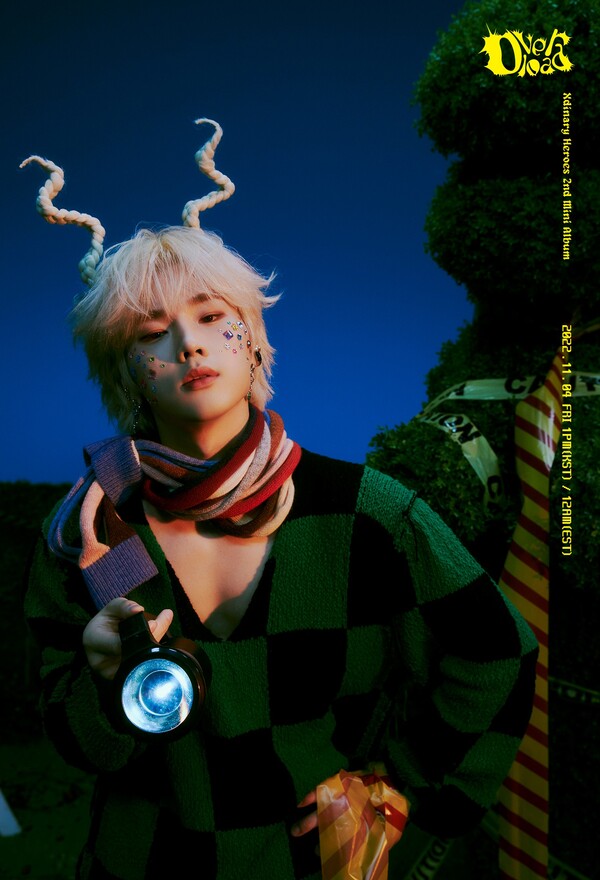 ▲ 새 앨범 '오버로드'로 돌아오는 엑스디너리 히어로즈 멤버 정수의 티저 사진. 제공|JYP엔터테인먼트