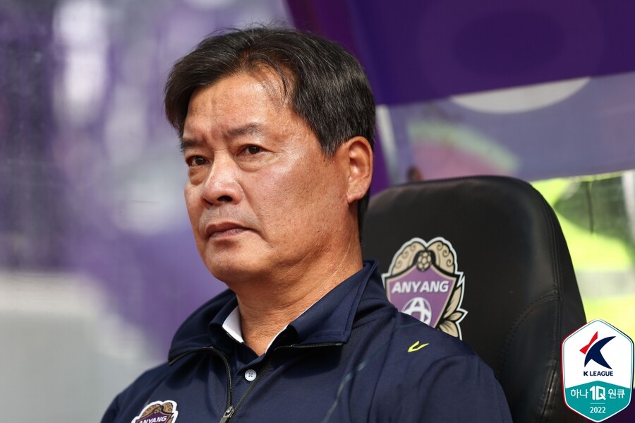▲ 이우형 FC안양 감독. ⓒ한국프로축구연맹