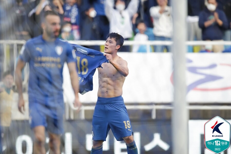 ▲ 오현규. ⓒ한국프로축구연맹