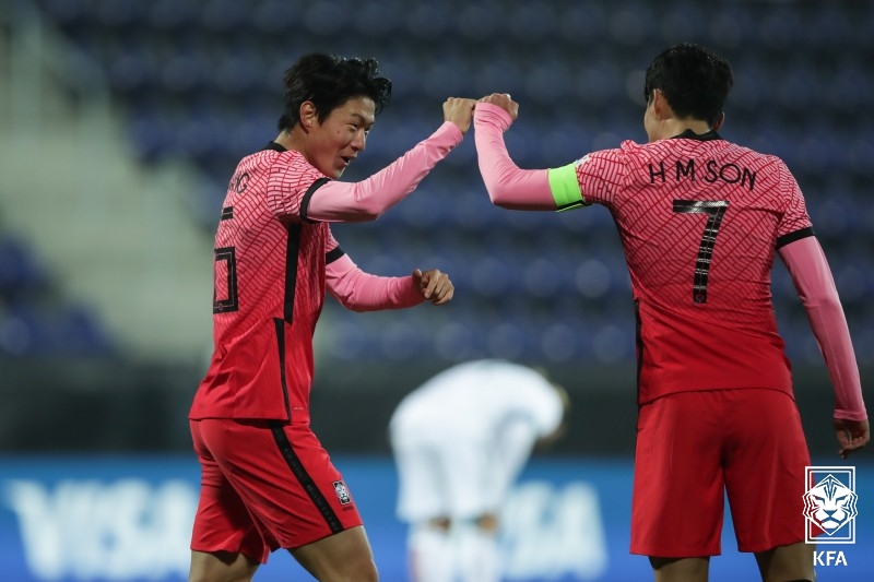 ▲ 벤투호가 황의조의 부진에 손흥민의 부상까지 겹쳤다. ⓒ대한축구협회