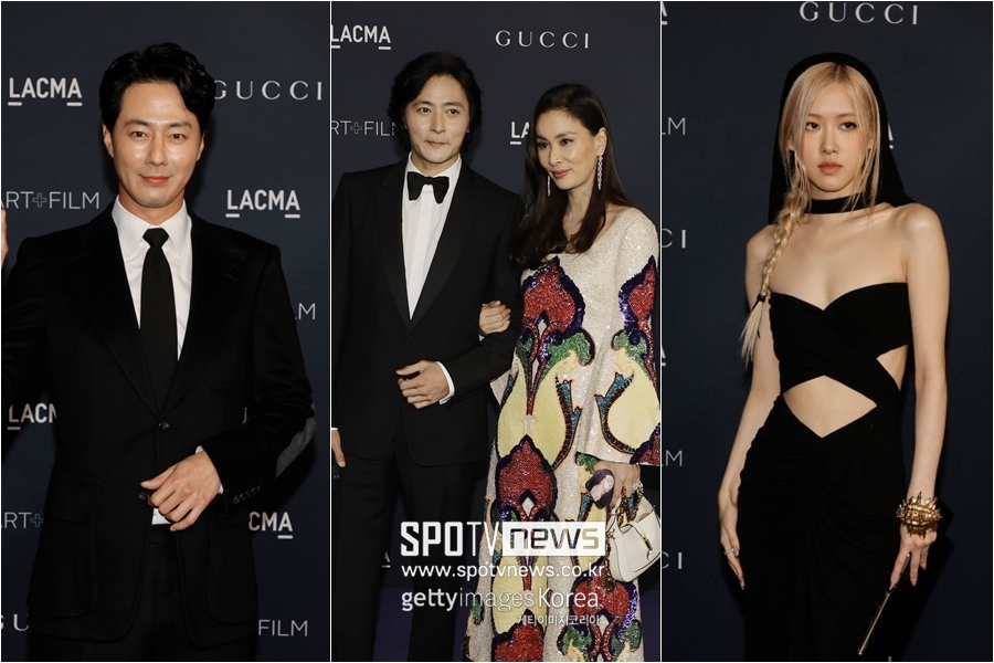 장동건♥고소영부터 조인성‧로제까지…美 LA행사 참석한 韓 스타들[종합]