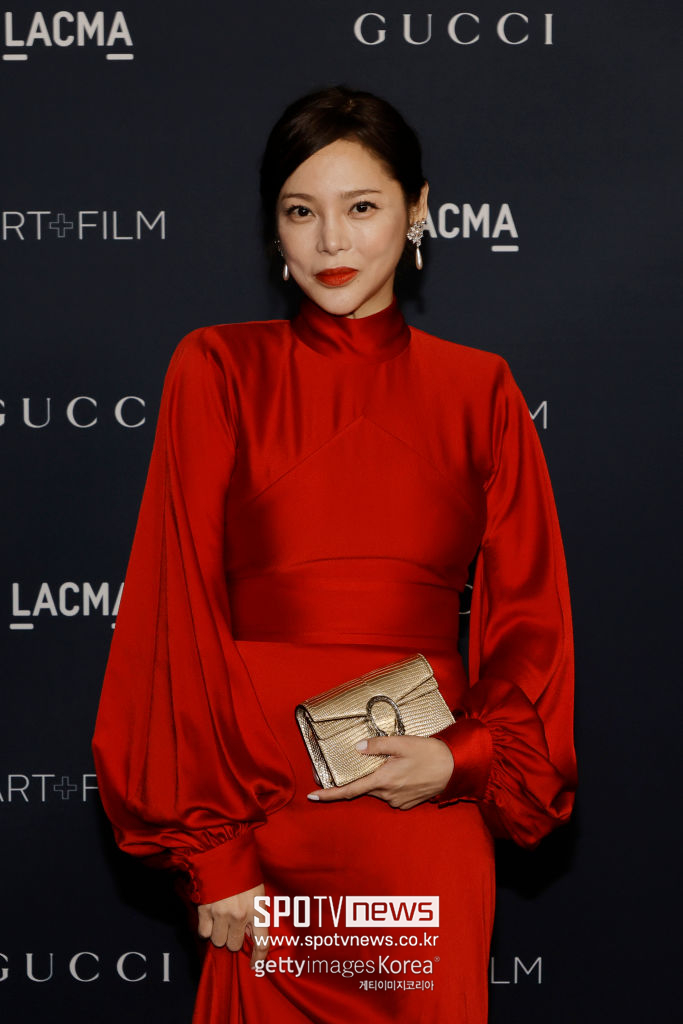 ▲ 사진 왼쪽부터 제 11회 LACMA 아트필름 갈라에 참석한 박시연. ⓒ게티이미지