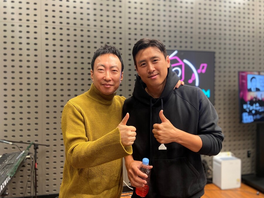 ▲ 박명수(왼쪽), 구자철. 제공ㅣKBS 쿨 FM ‘박명수의 라디오쇼’
