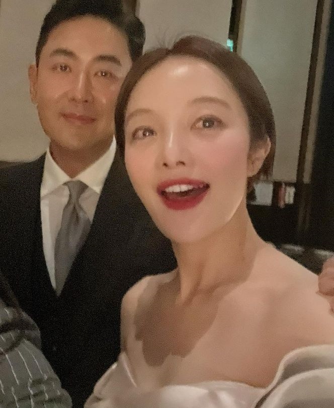 ▲ 김영훈(왼쪽)과 황보라. 출처| 인스타그램