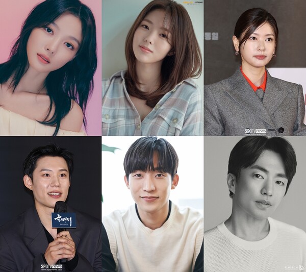  왼쪽 위부터 김유정, 채수빈, 정소민, 정문성, 이상이, 김성철. 출처ㅣ각 소속사, ⓒ곽혜미 기자