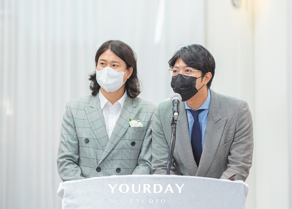 ▲ 제공| 해피메리드컴퍼니, 웨딩디렉터봉드, 로자스포사, 스플렌디노, 더블앤, 진하, 서윤, 닉스플로스, 어반스튜디오, 규중칠우, 정부자스타일리스트, 웨딩미