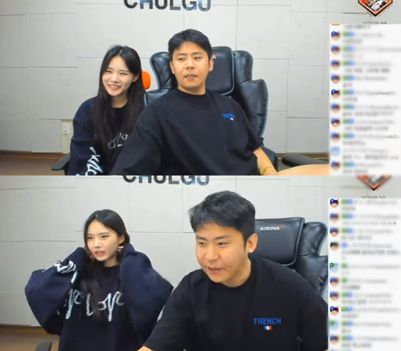 BJ철구, 외질혜와 이혼 1년 만에 새 여친 공개…"BJ팥순과 열애 중"
