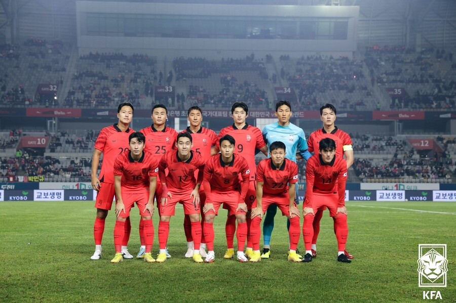 ▲ 아이슬란드와 평가전 ⓒ대한축구협회