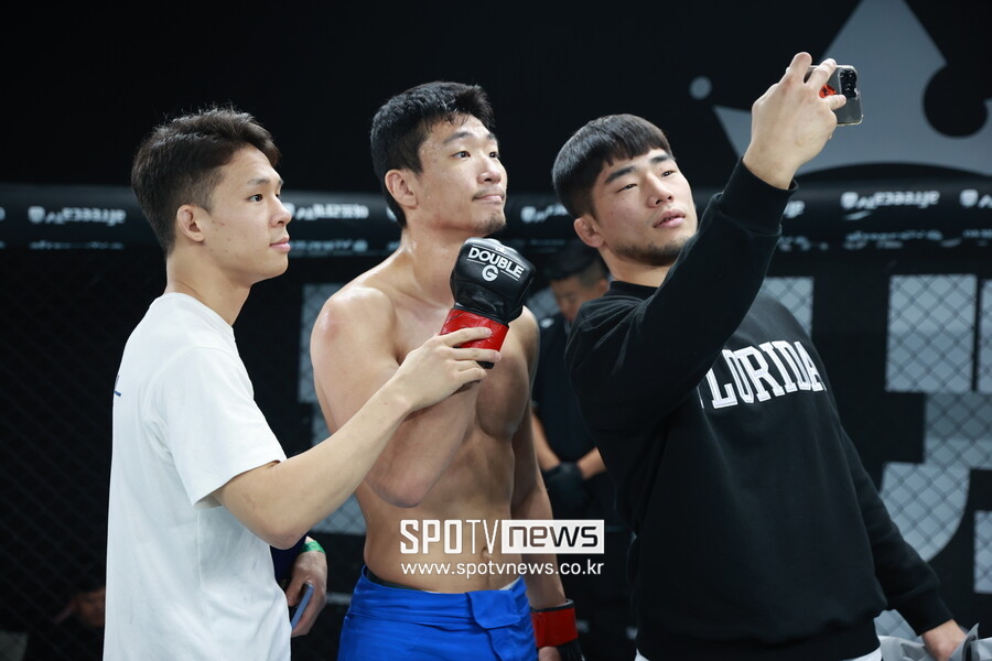 [더블지FC] '맨티스' 윤다원, 승리 후 챔피언 박찬수와 재대결 희망
