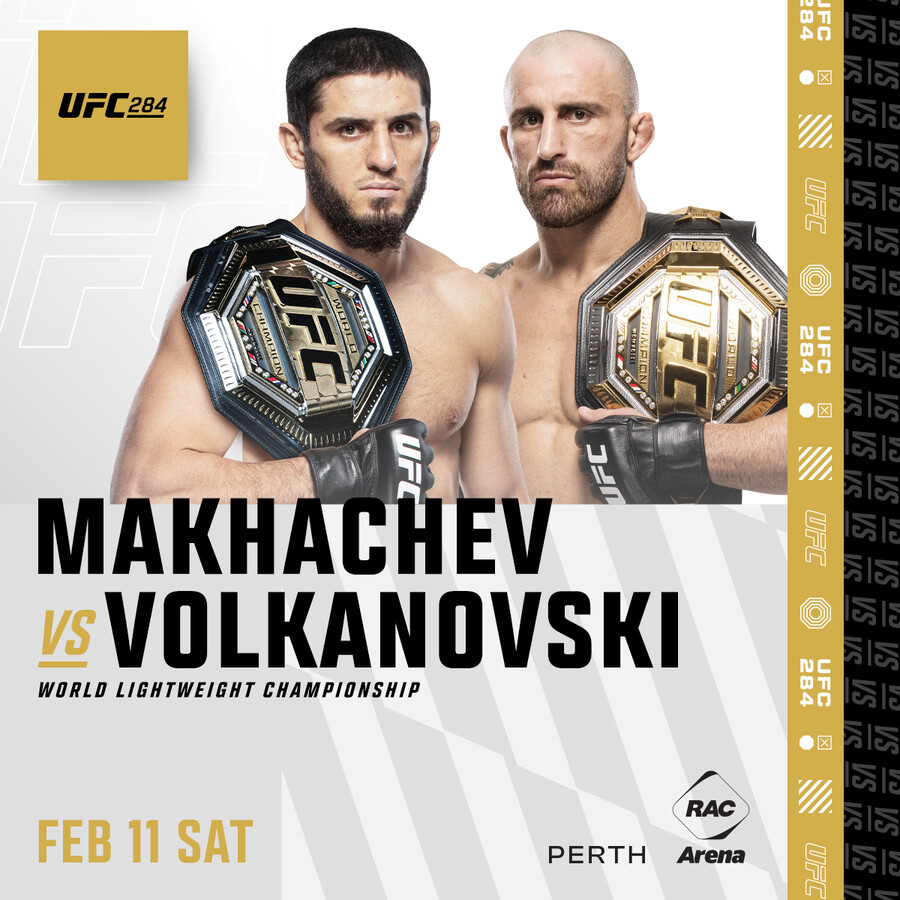 [오피셜] 마카체프 vs 볼카노프스키, UFC 라이트급 타이틀전