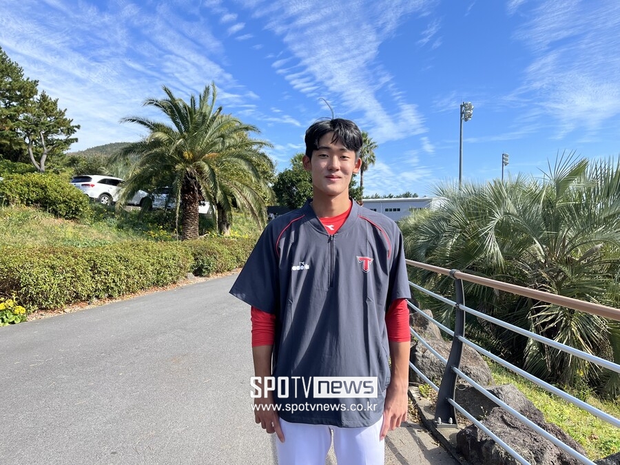 "박찬호·김도영 형처럼" KIA 김도월, 188cm 장신 유격수 노린다 [인터뷰]