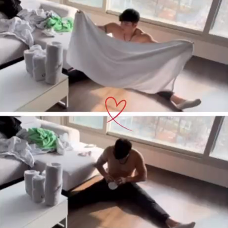 '하원미♥' 추신수, 우승으로 만족 못했나…가사도우미로 깜짝 변신