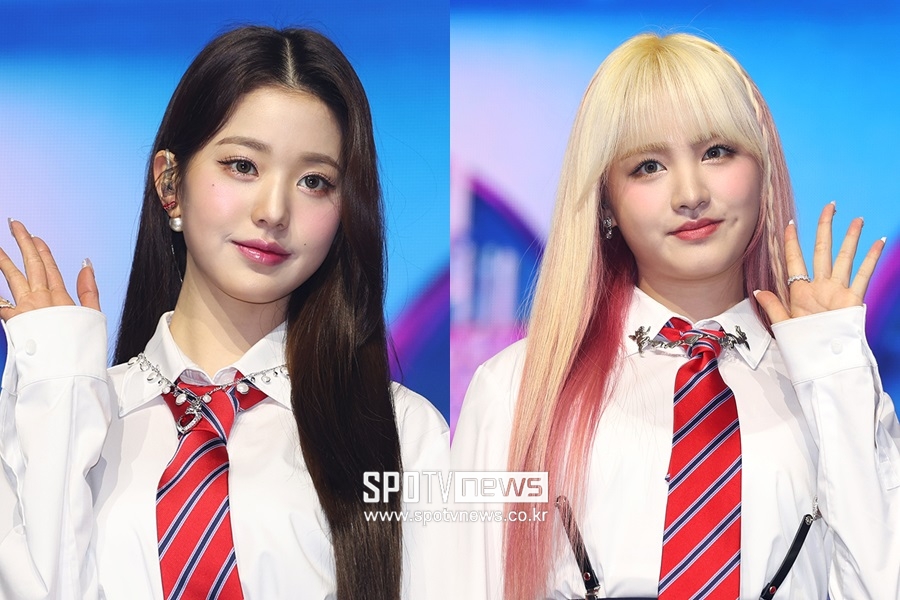 ▲ 아이브 장원영(왼쪽), 리즈. ⓒ곽혜미 기자