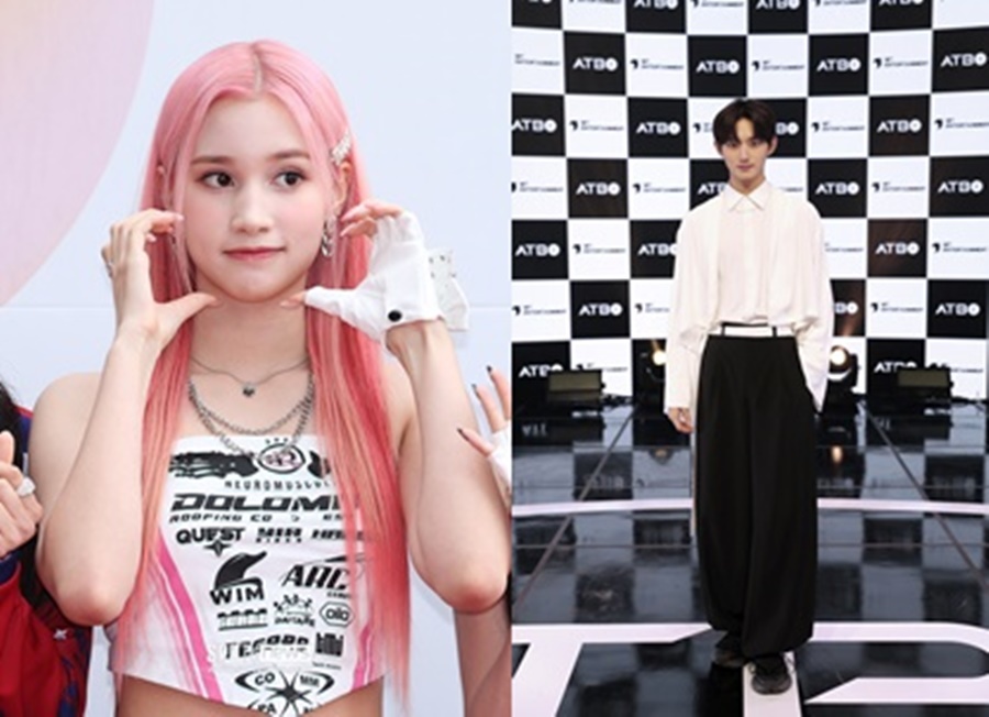 ▲ 케플러 휴닝바히에(왼쪽), ATBO 원빈. 출처ㅣⓒ곽혜미 기자, IST엔터테인먼트