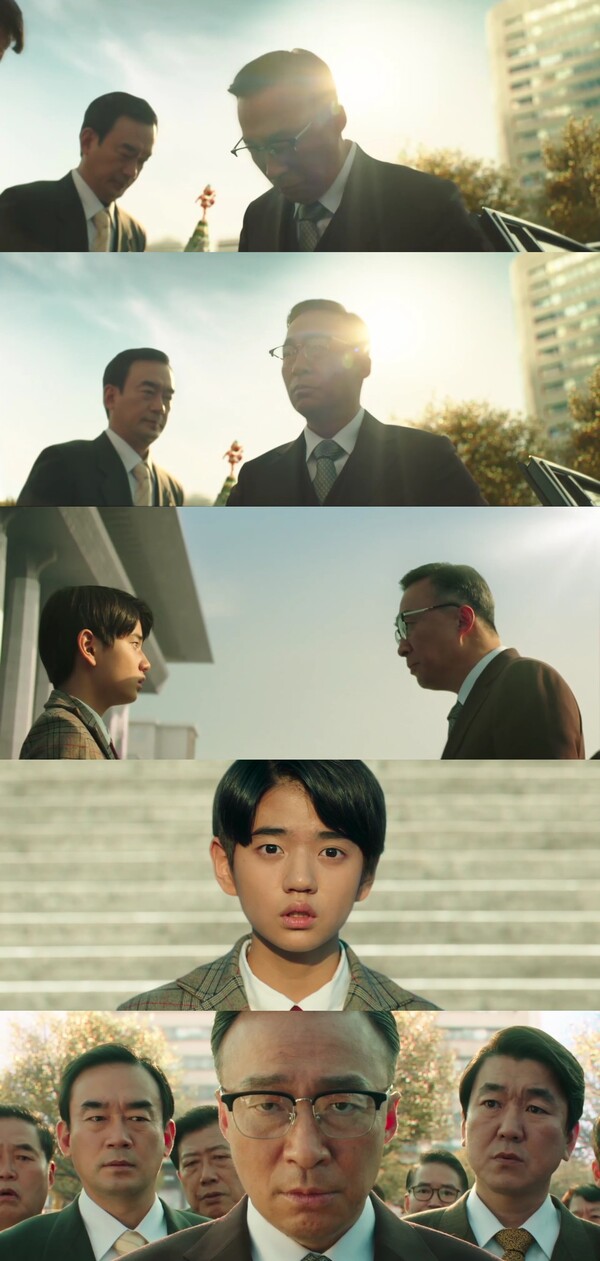 ▲ '재벌집 막내아들' 첫회 마지막을 강렬하게 장식한 이성민. 방송화면 캡처