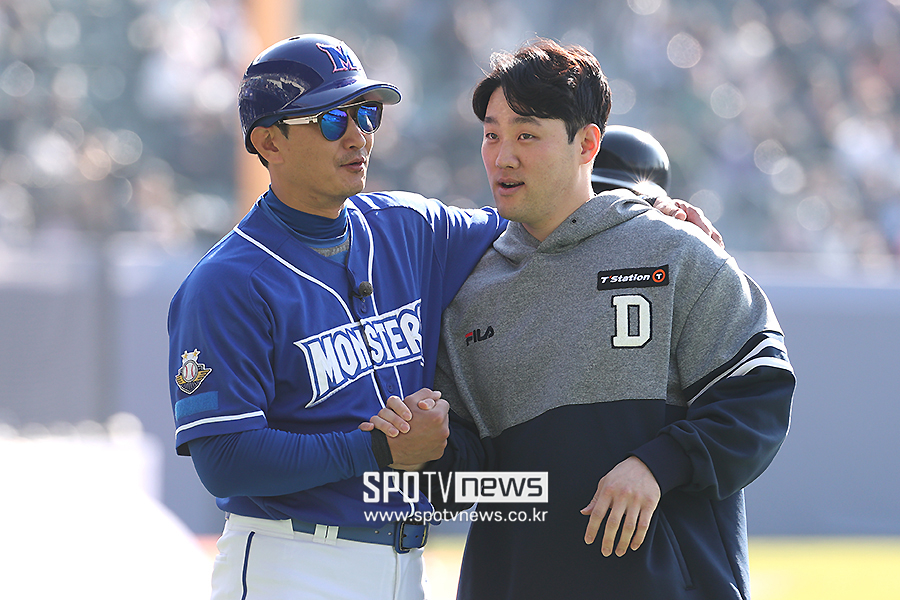▲ 박용택 양석환 ⓒ곽혜미 기자