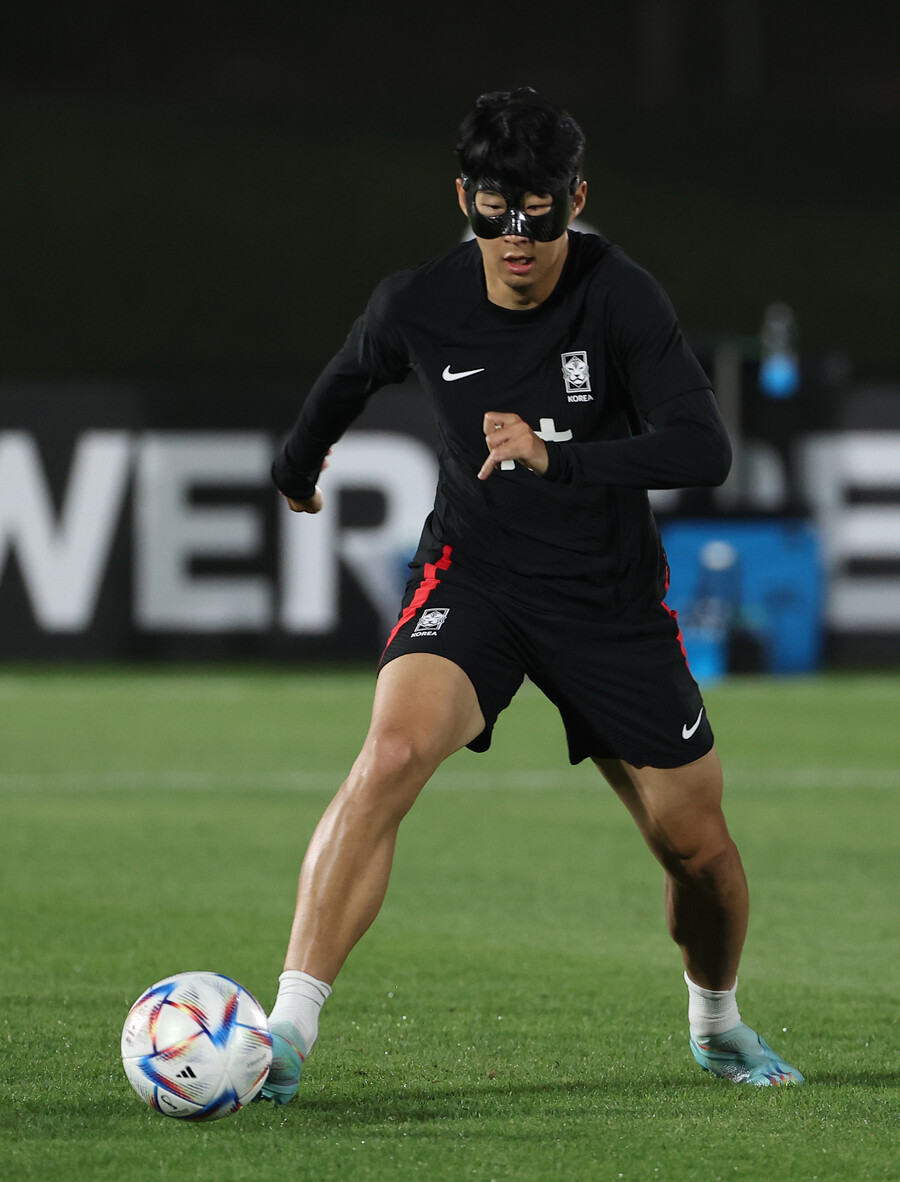 ▲ 축구대표팀이 휴식을 마치고 다시 훈련에 돌입한다. 손흥민의 집중력은 최고조에 올랐다. ⓒ연합뉴스