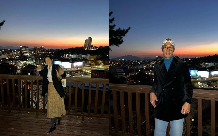 ▲ 김나영(왼쪽), 마이큐. 출처|김나영 마이큐 인스타그램