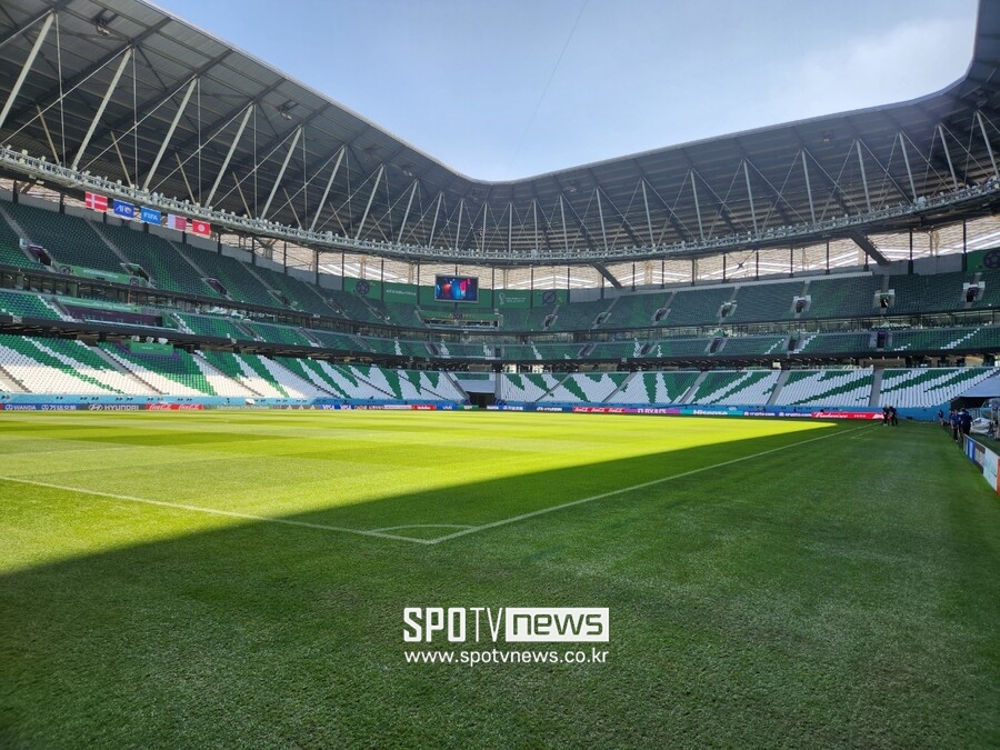 ▲ 한국 남자 축구대표팀이 결전지인 카타르 에듀케이션 시티 스타디움을 방문했다.
