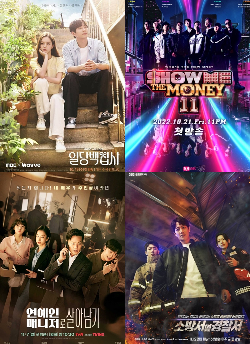 ▲ 출처| MBC, Mnet, SBS, tvN