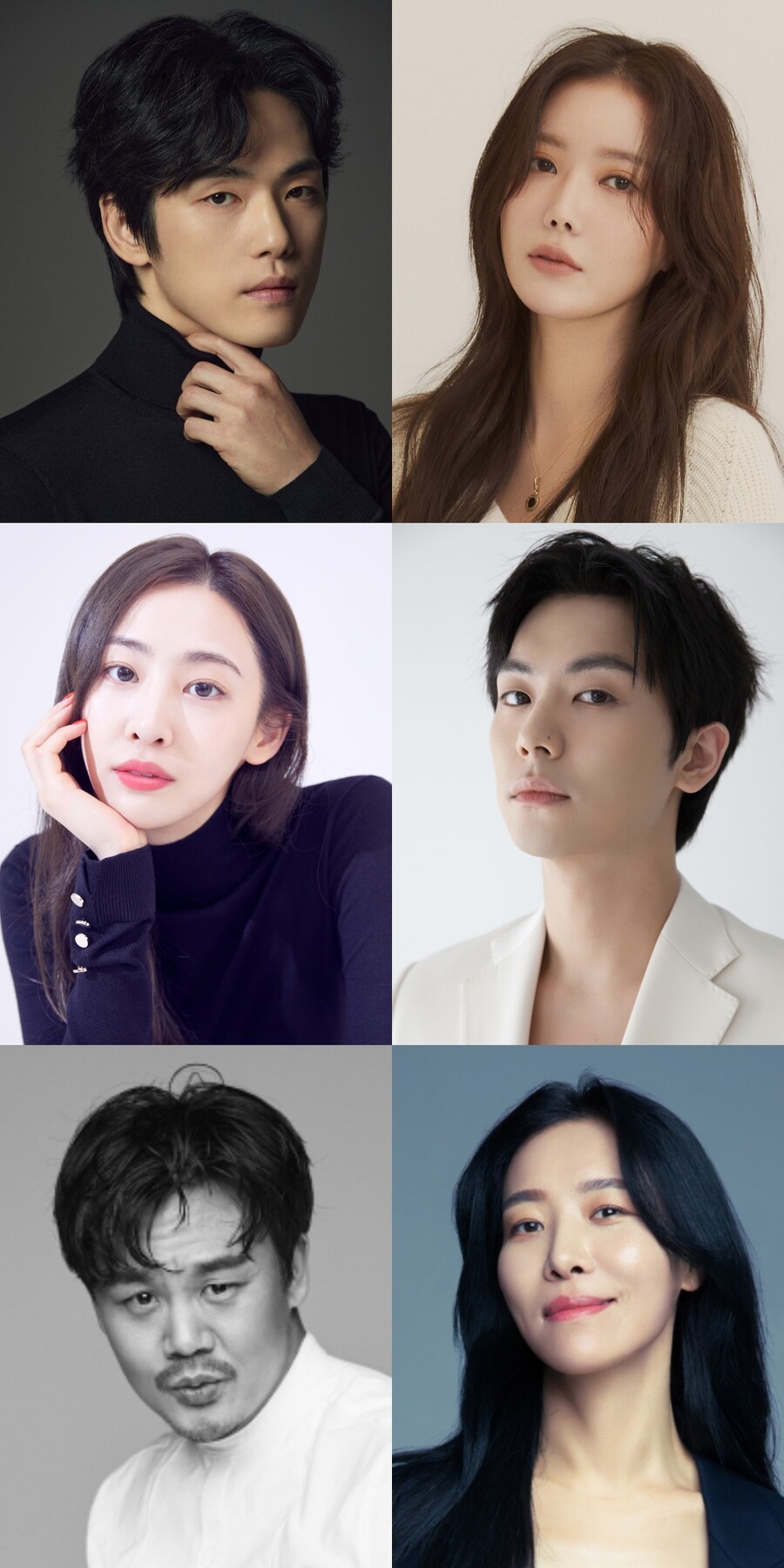 ▲ 김정현, 임수향, 김다솜, 안우연, 김인권, 차정화. 제공|스토리제이컴퍼니, FN엔터테인먼트, 이엘파크, 아이오케이컴퍼니