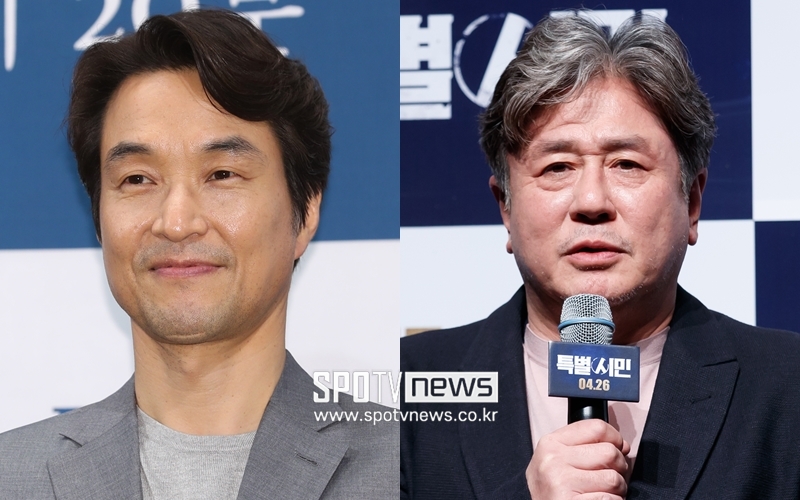 ▲ 배우 한석규, 최민식. 출처| 스포티비뉴스DB