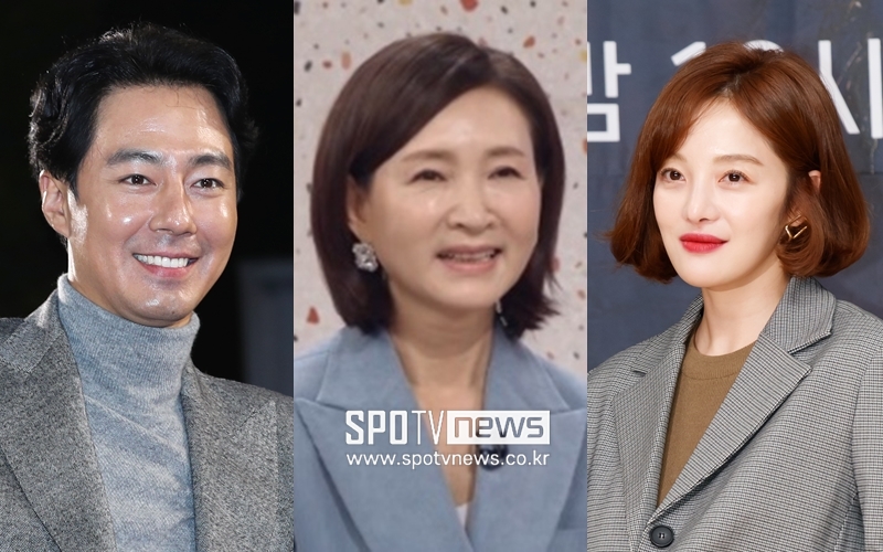 ▲ 배우 조인성, 정애리, 황보라(왼쪽부터). 출처| 스포티비뉴스DB