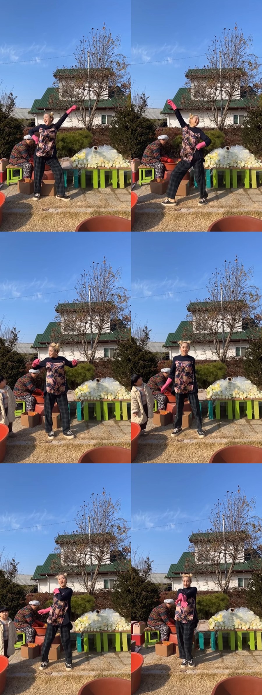 '10살 연하♥' 바다, 광란의 김장댄스…시할머니도 무덤덤