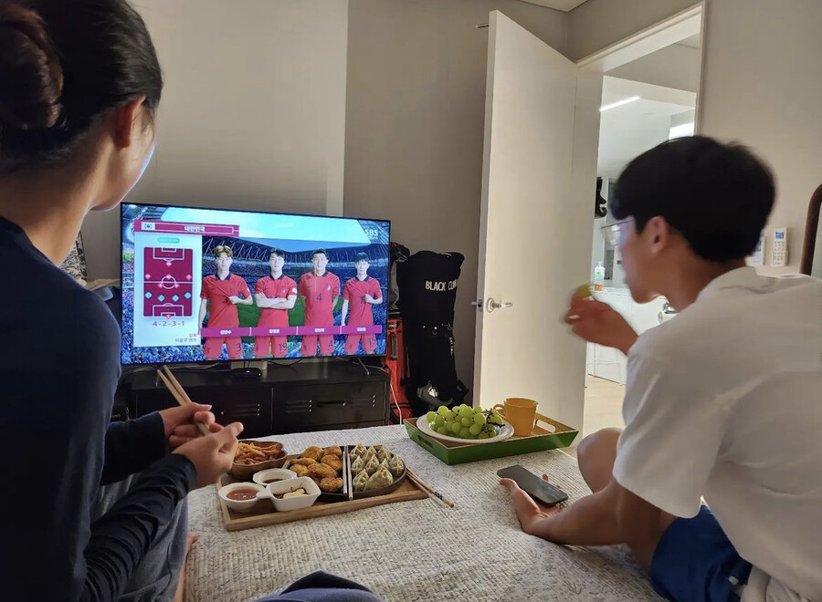 지욱·지아, 월드컵에 열광하는 스포츠 남매…송종국 닮았나?