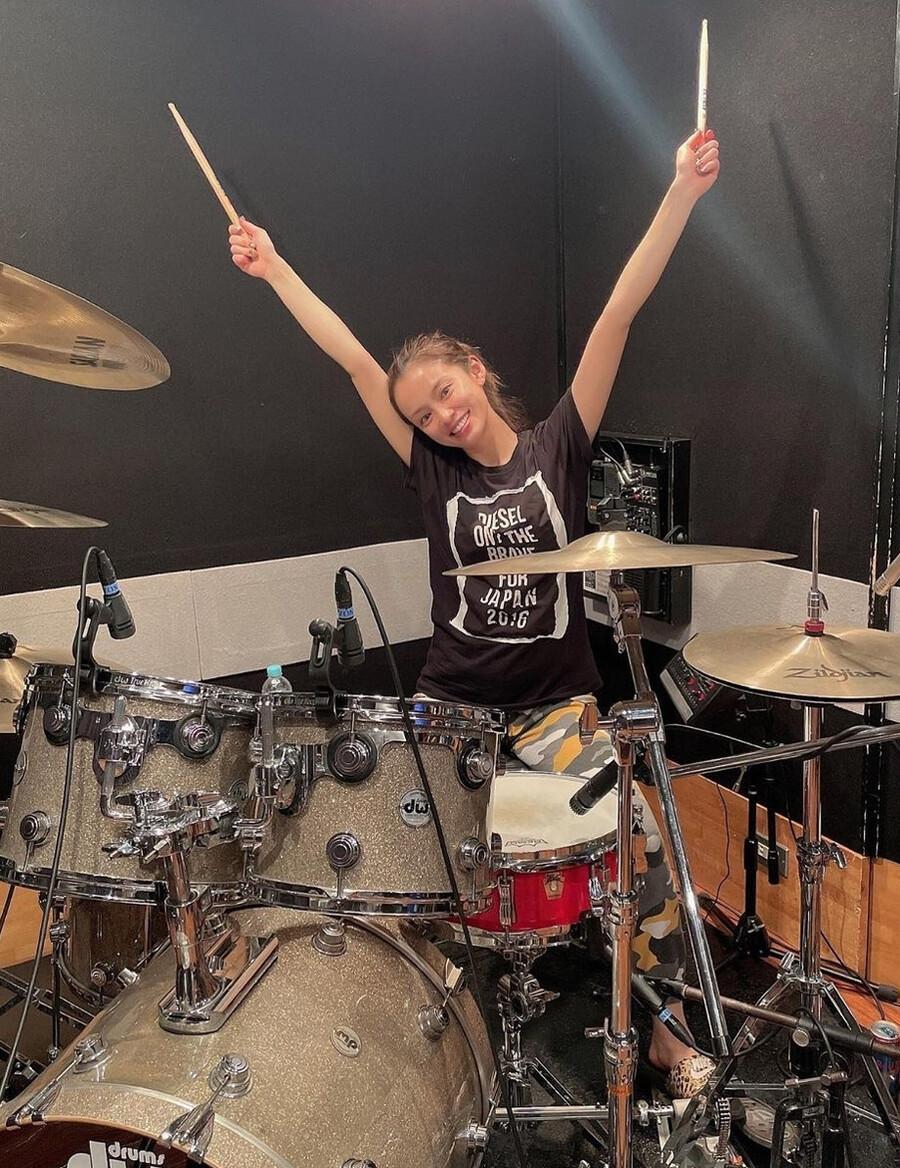 ▲ 일본 밴드 파라독엑스의 드러머이자 축구 팬인 쇼노 ⓒ쇼노 인스타그램 캡처