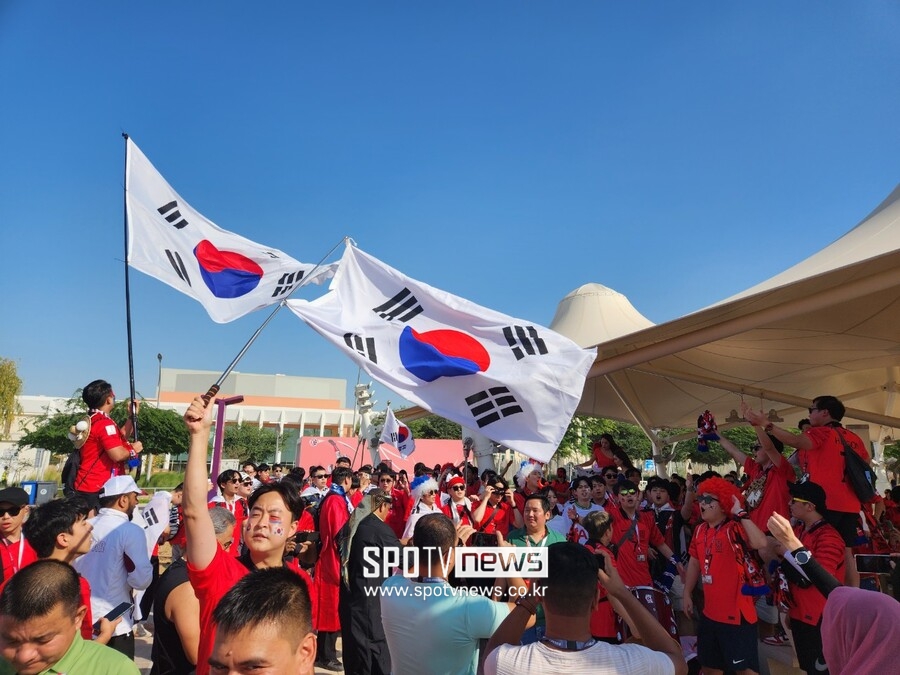 ▲ 축구대표팀 응원단 붉은악마가 우루과이전에 이어 가나전에도 응원의 중심이 된다.