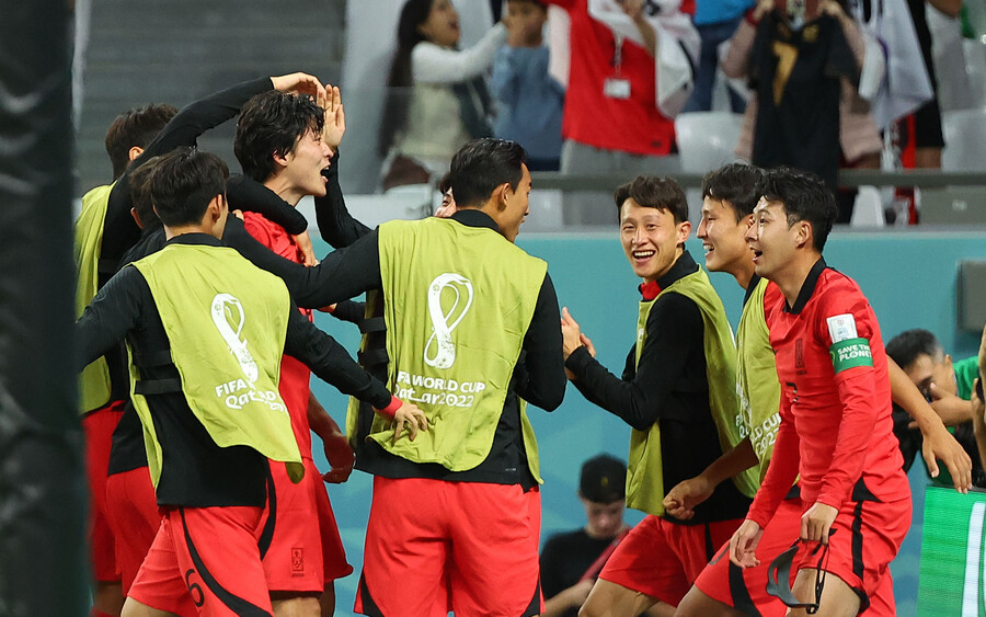 ▲ 축구대표팀이 가나에 2-3으로 패했다. 조규성은 두 골을 넣었다. ⓒ연합뉴스