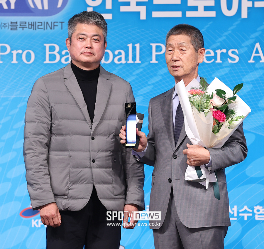 ▲ 안경현 회장 김성근 감독 ⓒ곽혜미 기자