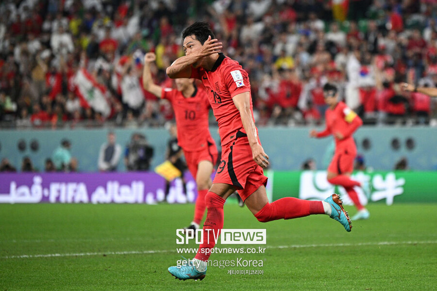 ▲ 0-1로 끌려가던 전반 중반 천금 같은 동점골을 터트린 김영권.