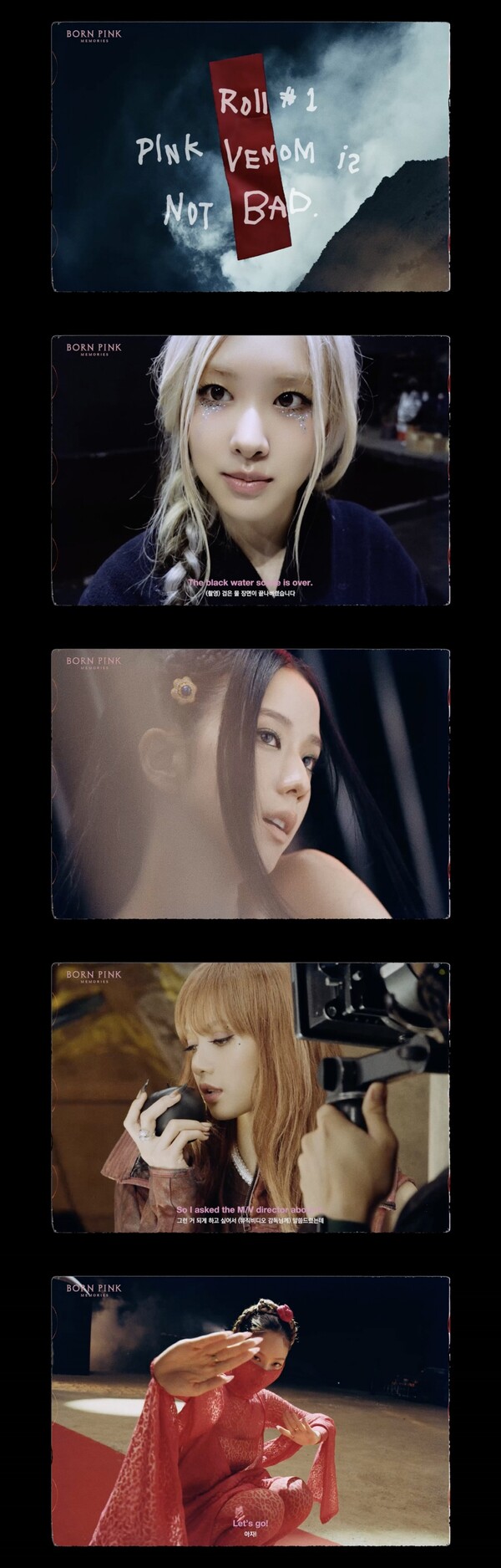 블랙핑크, 'B.P.M' 첫 선…'핑크 베놈' 뮤직비디오 비하인드 공개