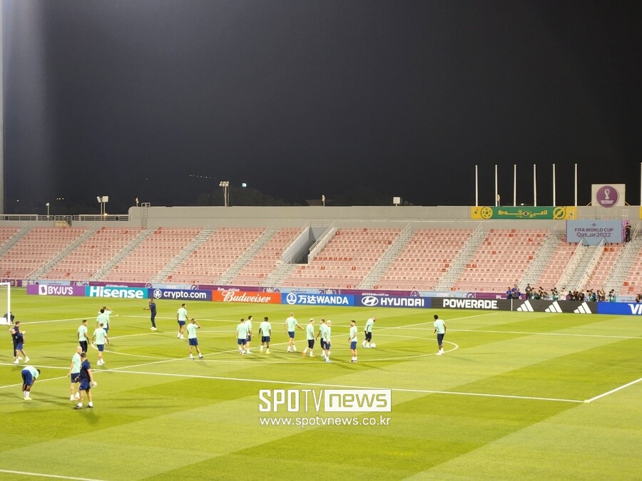 ▲ 브라질 축구대표팀이 한국전 대비 훈련에 나섰다.
