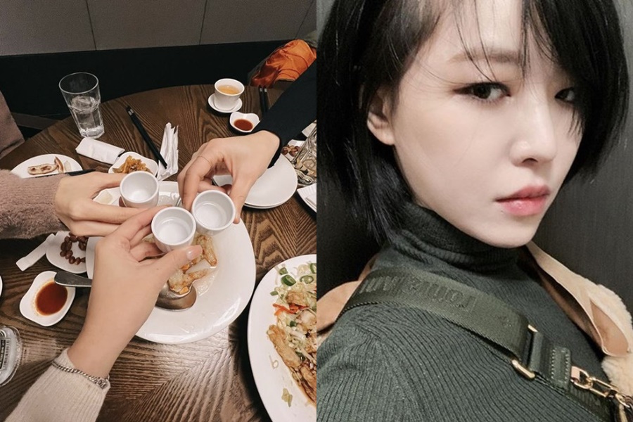 가인, 프로포폴 투약 벌금형 2년 만에 근황…브아걸 멤버들과 '짠'