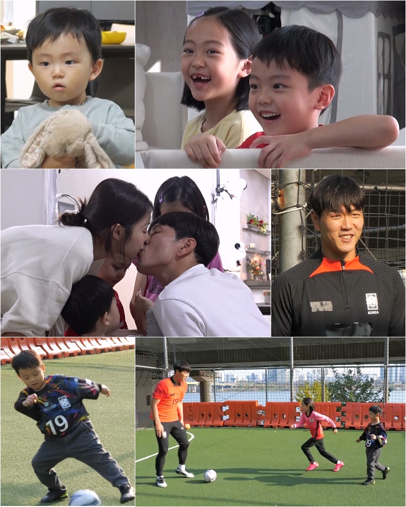 김영권, '팔뚝 키스 세리머니' 비하인드 있었다('슈돌')