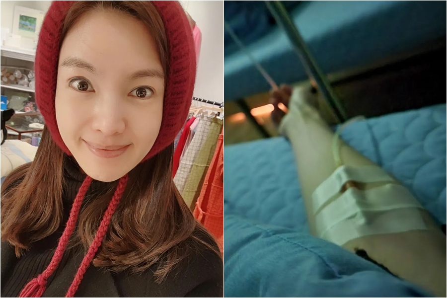 '싱글맘' 정가은, 닷새 만에 또 링거 신세 "아프면 말짱 도루묵"
