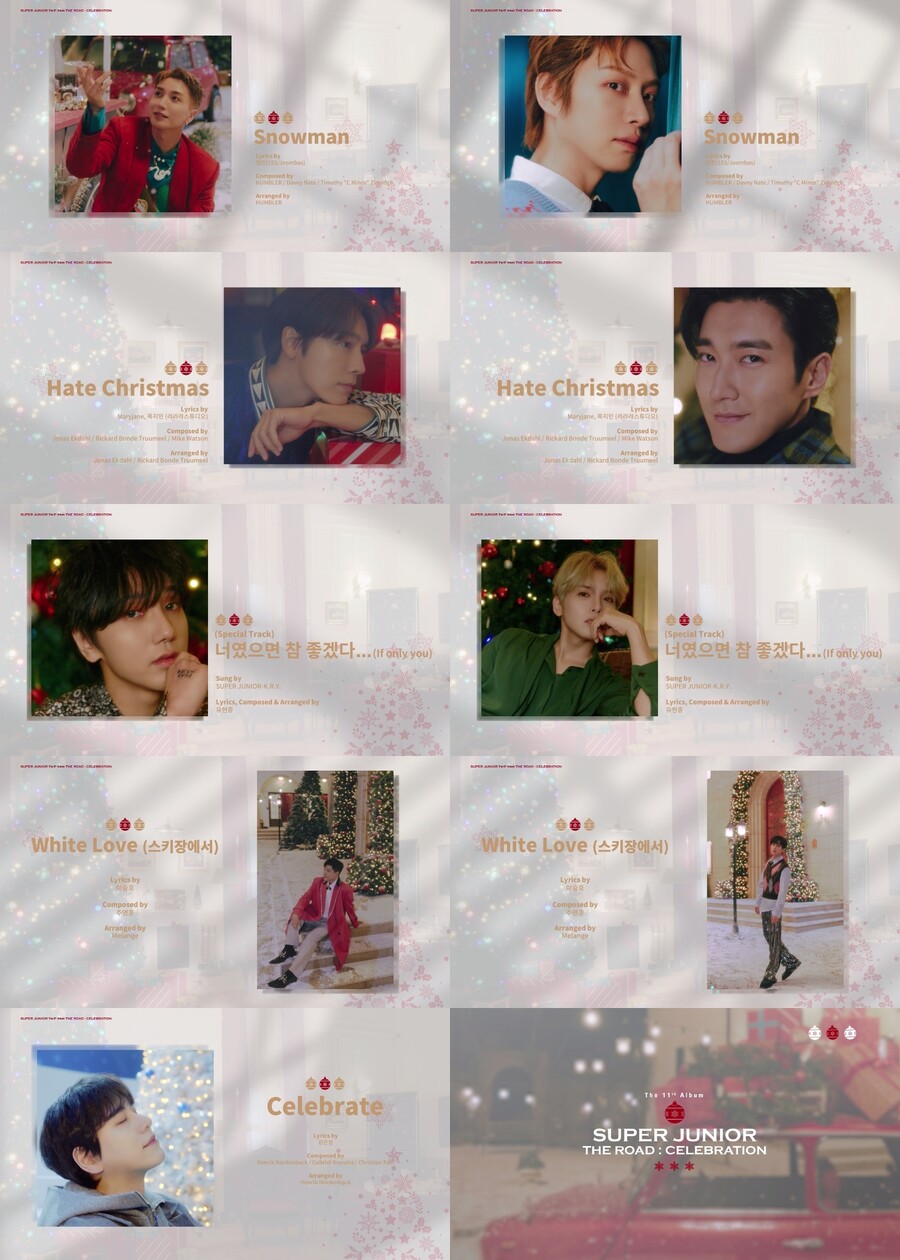 슈퍼주니어, 정규 11집 Vol.2 하이라이트 메들리 공개…연말 감성 물씬