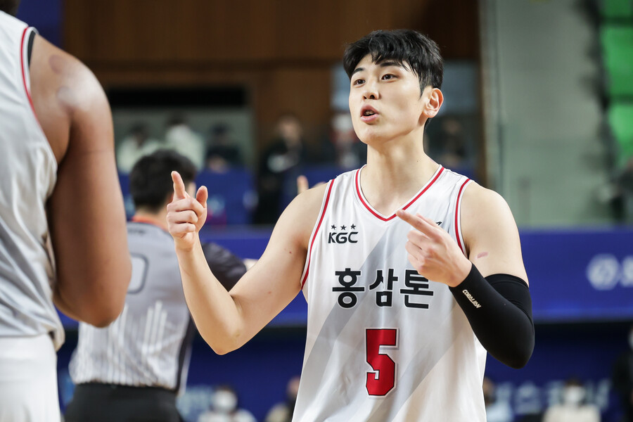 ▲ 안양 KGC 변준형이 2라운드 MVP로 선정됐다. ⓒKBL.