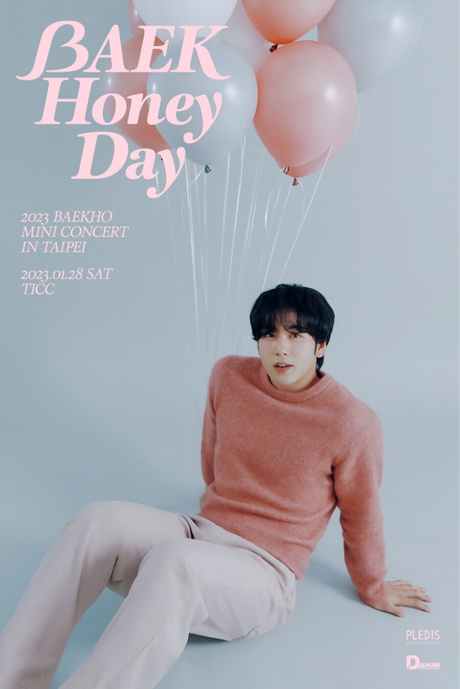 ▲ 백호 콘서트 포스터. 제공ㅣ플레디스엔터테인먼트