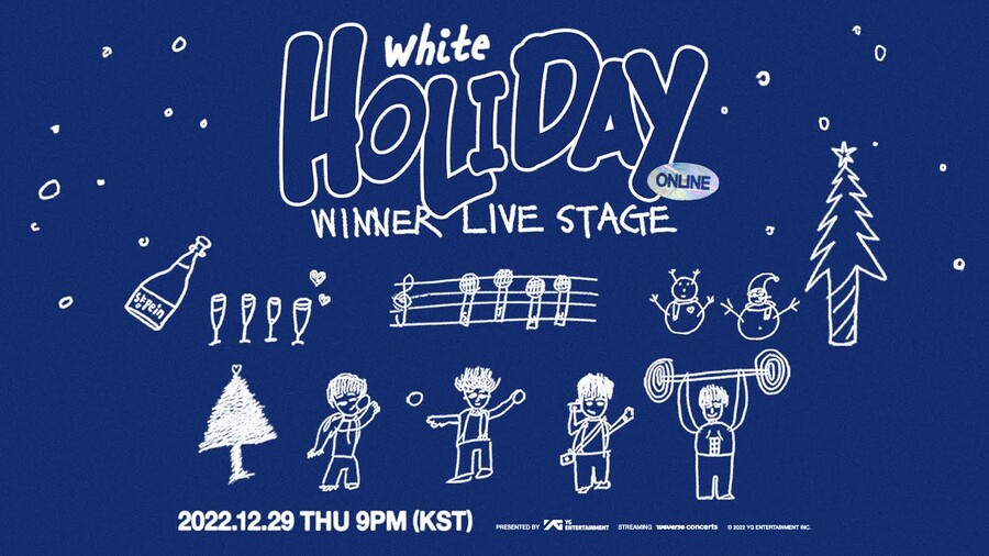 ▲ 위너 연말 온라인 콘서트 포스터. 제공ㅣYG엔터테인먼트