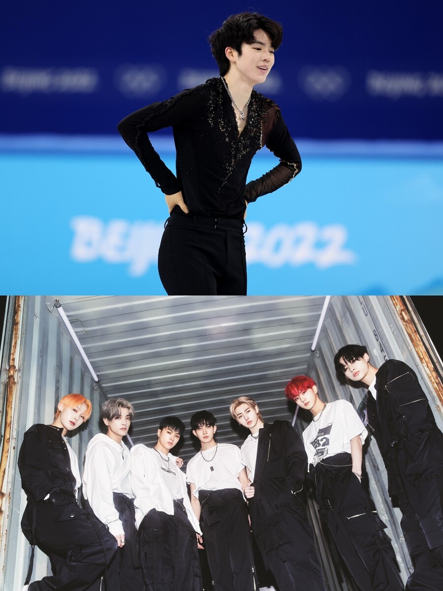'피겨 프린스' 차준환, 'SBS 가요대전'서 엔하이픈과 특급 컬래버