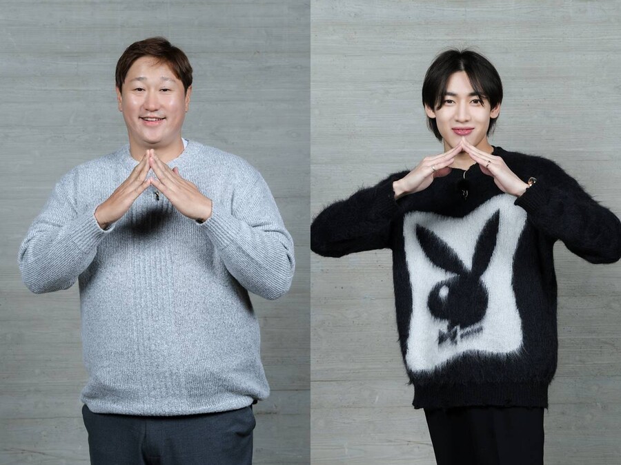 ▲ 이대호(왼쪽), 뱀뱀. 제공| SBS
