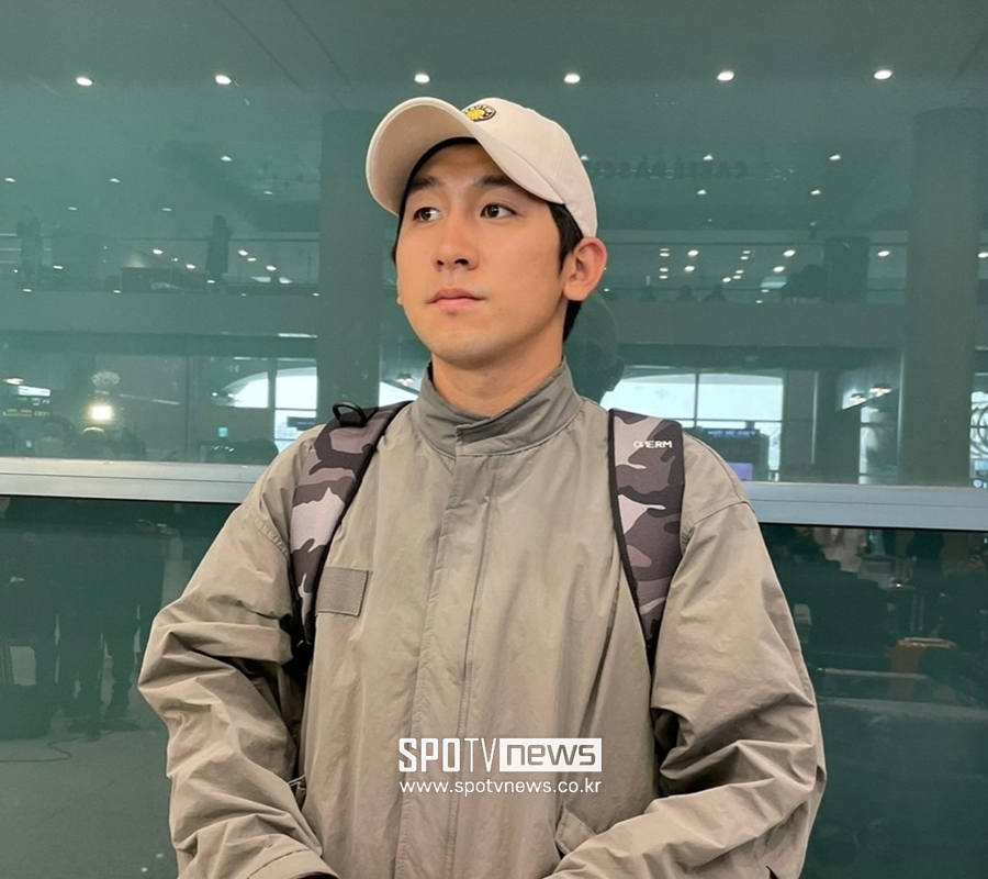 ▲ 인터뷰 중인 한화 이글스 투수 김재영. ⓒ인천국제공항, 박정현 기자