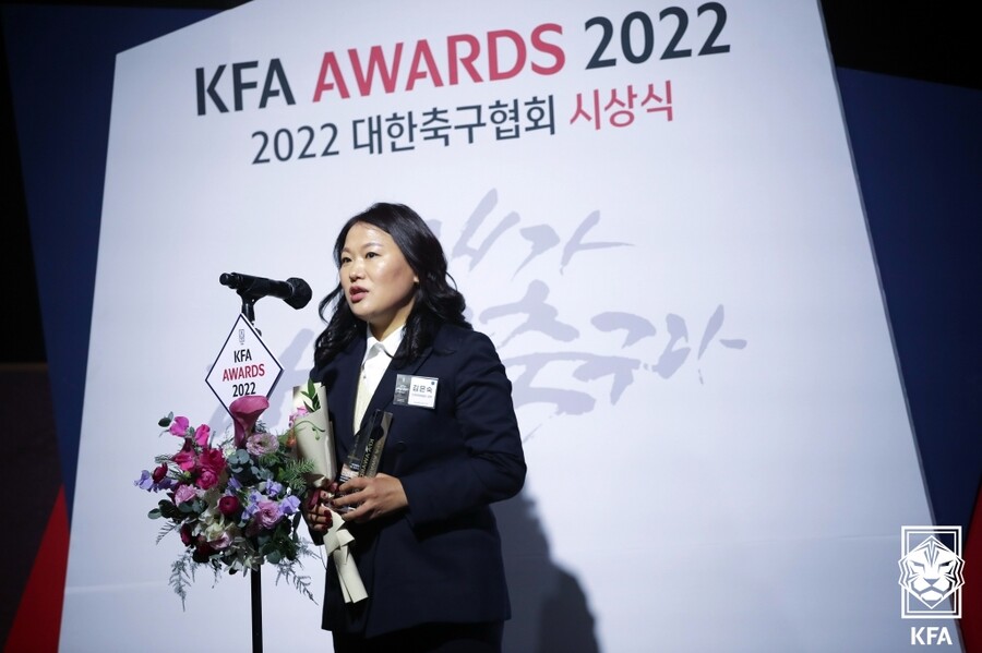 ▲ 김은숙 인천 현대제철 감독 ⓒ대한축구협회