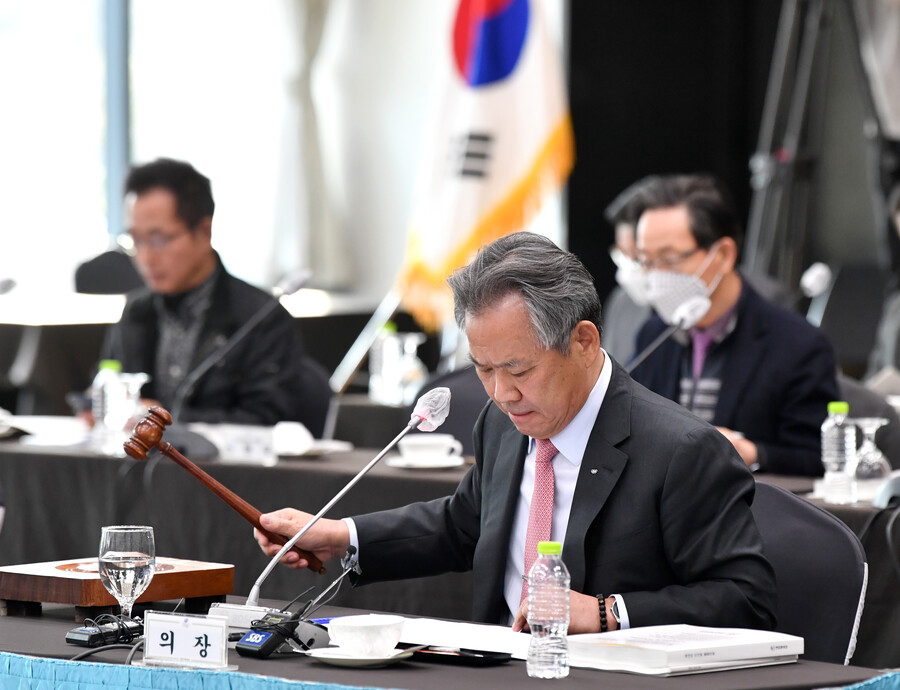 ▲ 이기흥 대한체육회장은 '국가스포츠정책위원회' 구성을 놓고 정부 운영방침에 비판 목소리를 높였다. ⓒ 대한체육회
