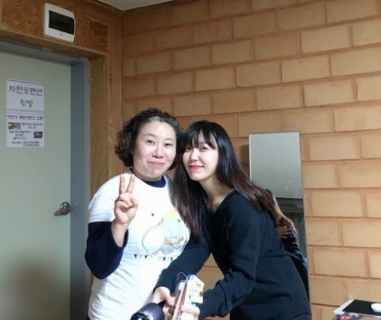▲ 김효숙(왼쪽), 하지영. 출처| 하지영 인스타그램